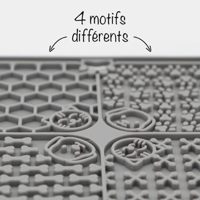 tapis-lechage-chat-chat-plateau-assiette-lecher-2 Tapis de léchage pour chien et chat ou assiette à lécher