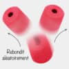 balle-rebondissante-distributrice-croquette-friandise-chat-2 Balle rebondissante pour chat distributrice de croquettes