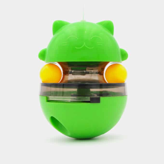 Distributeur de croquettes pour chat culbuto