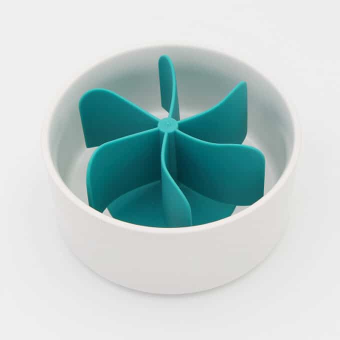 Hélice anti glouton pour gamelle du chien