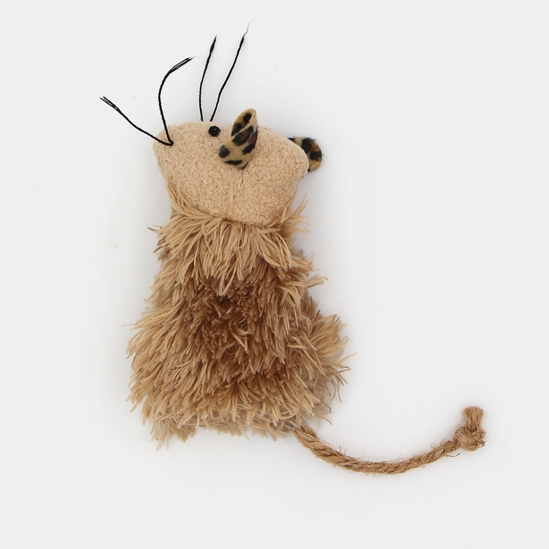 Souris avec poche à remplir d'herbe à chat - Fournie avec sachet de cataire  - Catedogshop