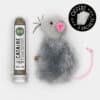 Jouet souris avec poche rechargeable à remplir d'herbe à chat