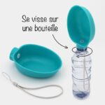 Distributeur d'eau de voyage ou randonnée pour chat et chien