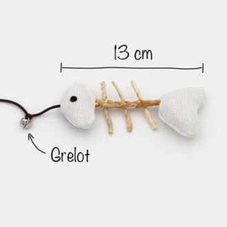 Canne à pêche poisson pour chat