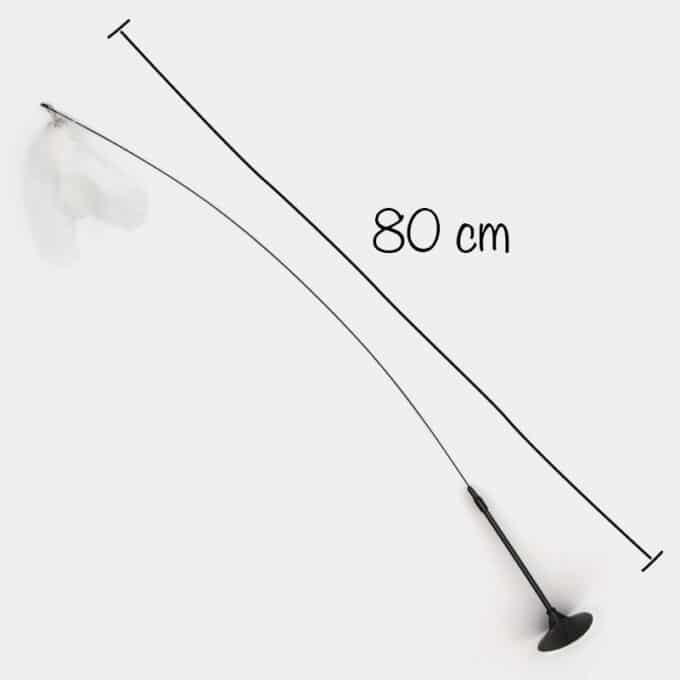 jouet-plumeau-plumes-chat-1 Jouet teaser avec plumes et grelot à fixer pour chat