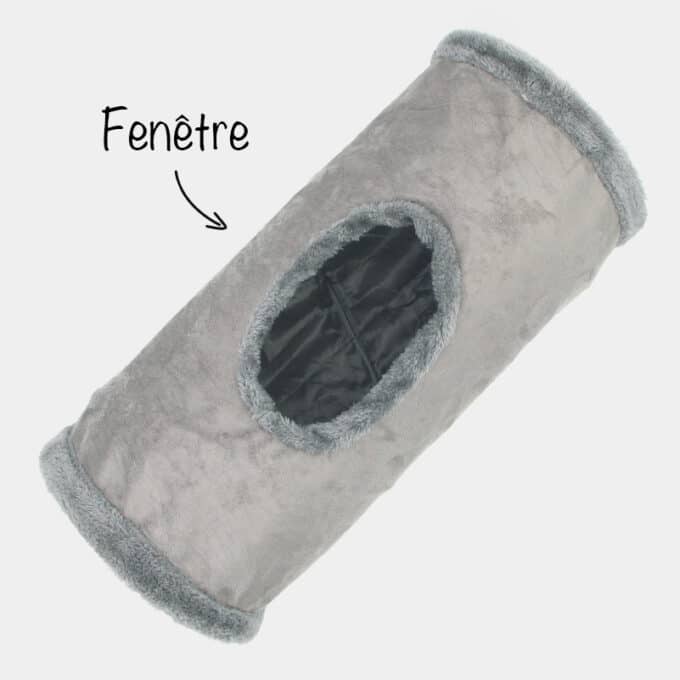 tunnel-pour-chat-4 jouet tunnel en tissu avec armature métallique pour le chat ou le chaton