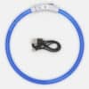 Collier lumineux rechargeable chien à poil long ou court de XS à XL