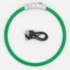 Collier lumineux rechargeable chien à poil long ou court de XS à XL