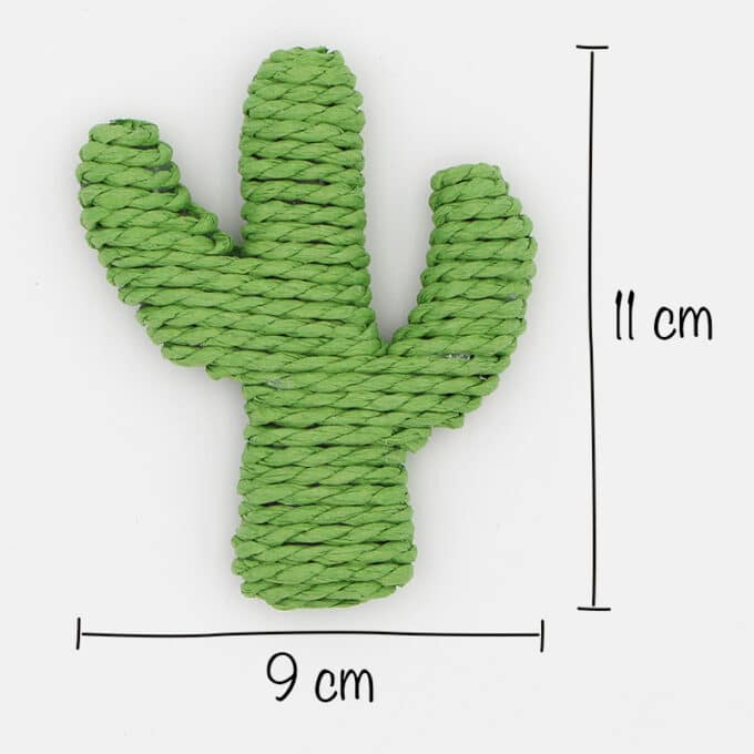 Jouet cactus en corde pour chat