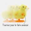 Jouet poussin interactif pour chat