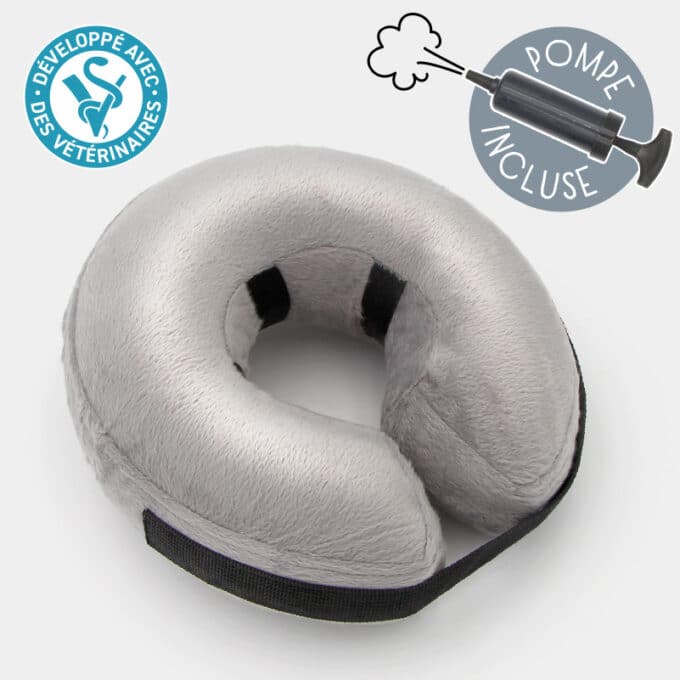 Collerette gonflable pour chien ou collier gonflé