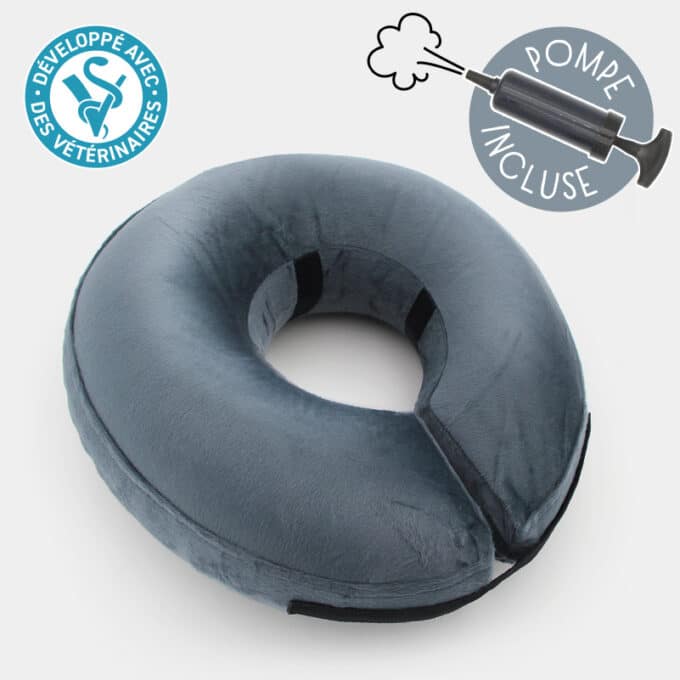 Collerette gonflable pour chien ou collier gonflé