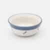 Gamelle céramique pour chat blanc et bleu