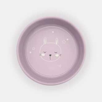 Gamelle en céramique pour chat rose lapin