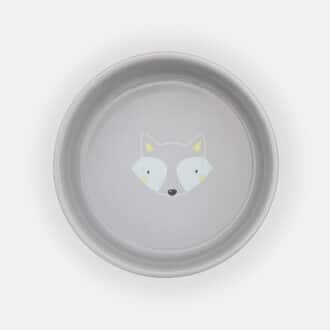Gamelle en céramique pour chat gris renard