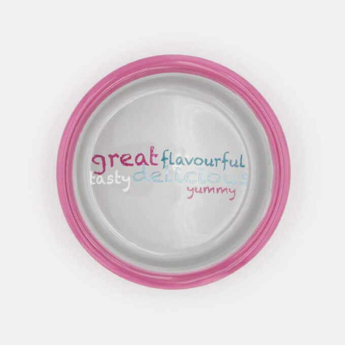 Gamelle céramique pour chat rose