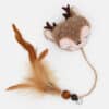jouet-peluche-grelot-plume-chat-2 Peluche pour chat avec plumes et grelot