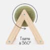 boule-balle-herbe-chat-cataire-catnip-socle-6 Boule d'herbe à chat cataire sur socle en bois