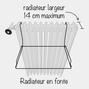 Hamac pour chat de radiateur compatible avec radiateur en fonte
