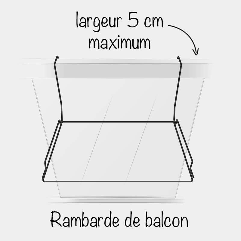 Hamac de radiateur pour chat à poser sur une rambarde de balcon