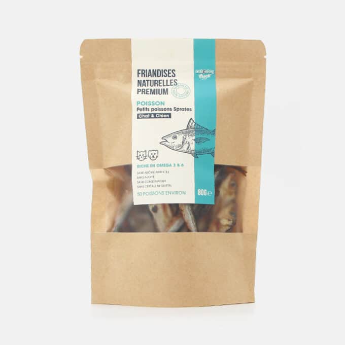 friandise-naturelle-chien-chat-premium-poisson-sprate-2 Friandises naturelles premium pour chat et chien petits poisson sprates