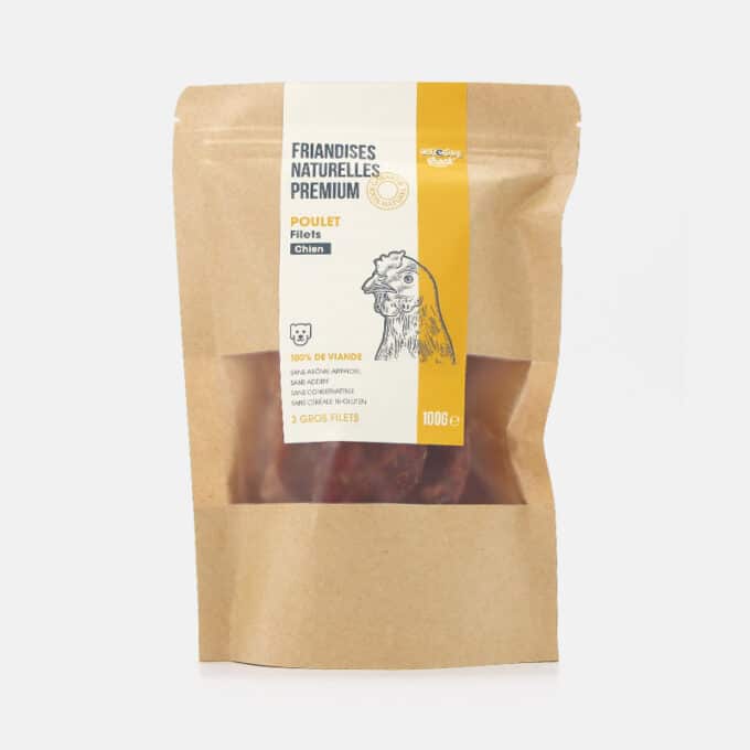 friandise-naturelle-chien-premium-filet-poulet-2 Friandises naturelles premium pour chien filets de poulet