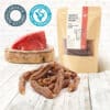 friandise-naturelle-chien-premium-saucisse-boeuf-3 Friandises naturelles premium pour chien saucisses de bœuf