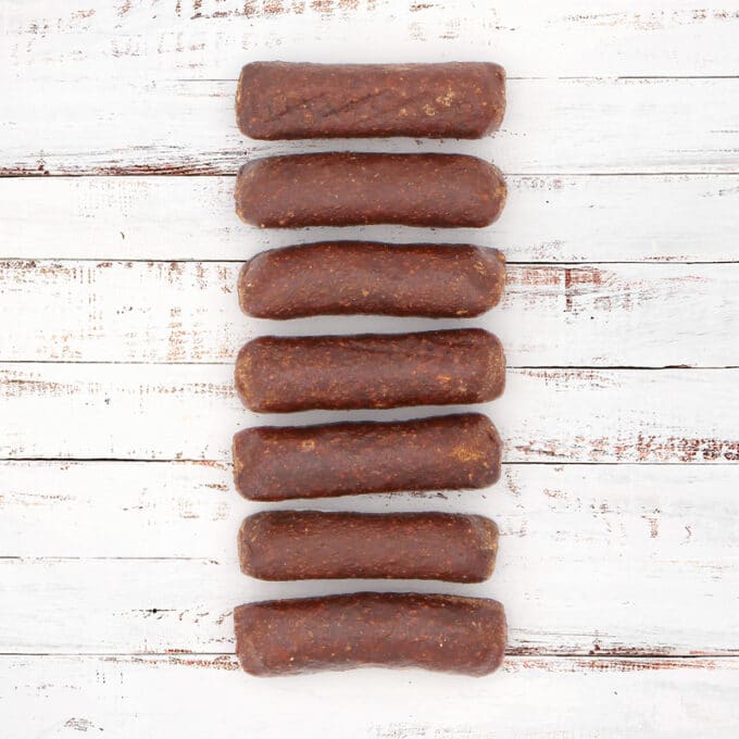 Friandises naturelles premium pour chien saucisses de poulet