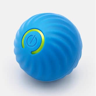 Balle interactive pour chien et chat rotative