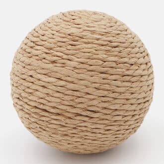 Grosse balle de 10 cm en corde pour chat