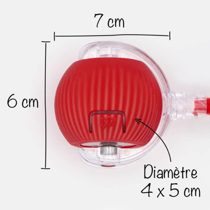 Balle interactive pour chien et chat qui avance toute seule comme une souris