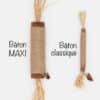 maxi-gros-baton-matatabi-corde-paille-chat Gros bâton de matatani avec corde ficelle et raphia pour chat