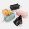 distributeur pochette de sacs à crotte de chien en simili cuir