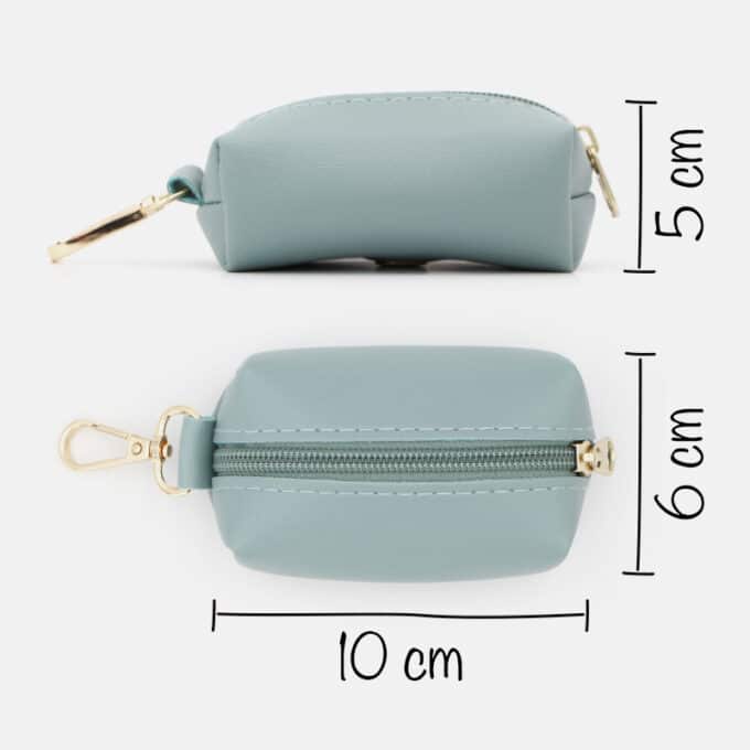 distributeur pochette de sacs à crotte de chien en simili cuir