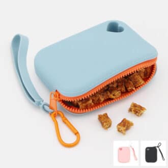 Pochette à friandises en silicone pour chien