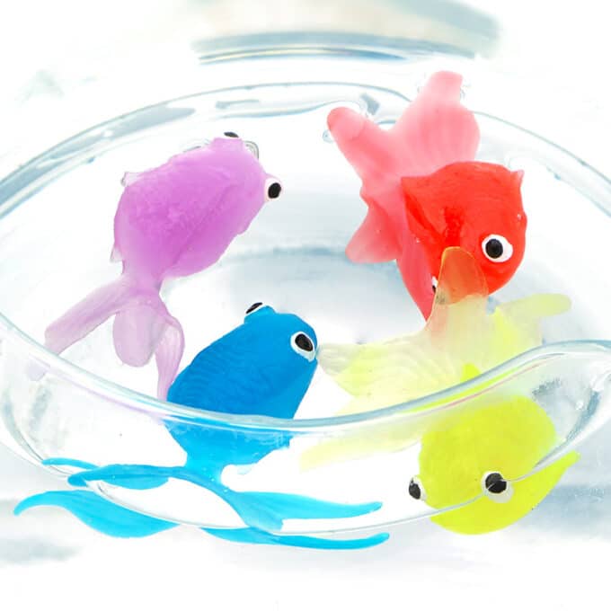 Balle poisson en caoutchouc rebondissant