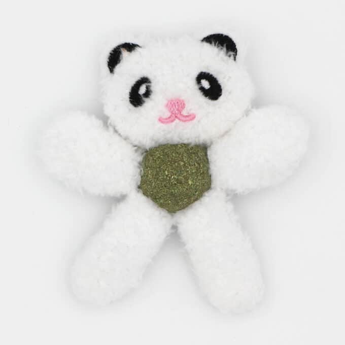 Peluche avec une balle de cataire pour chat