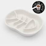 Gamelle anti-glouton en céramique pour chat avec arête de poisson