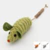 peluche-souris-matatabi-cataire-chat-1 Peluche souris pour chat à l'herbe à chat avec bâton de matatabi