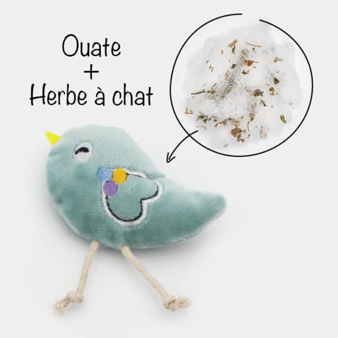 jouet coussin herbe à chat en peluche