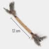 Bâton et fruit de matatabi pour chat avec ficelle et plumes