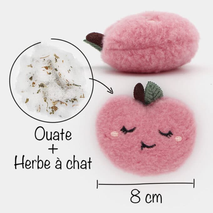 peluche-herbe-chat-cataire-fruit Coussin à l'herbe à chat