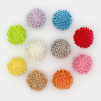 Balle pompon sonore avec grelots pour le chat