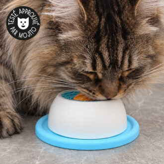 Jouet balle ou boule de léchage pour chat et chien